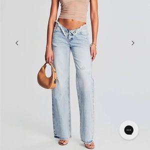 Seroya kori low rise tapered jeans